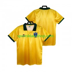 Brasil drakt 1988 Retro Hjemmetrøye Kort erm , Herre