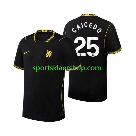 Chelsea drakt Moises Caicedo 25 Bortetrøye Kort erm 2026-2027 , Herre
