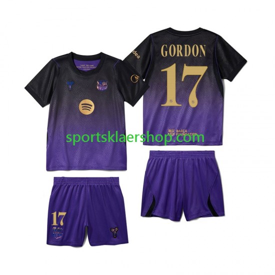 FC Barcelona drakt Anthony Gordon 17 Bortetrøye Kort erm 2026-2027 , Barnesett