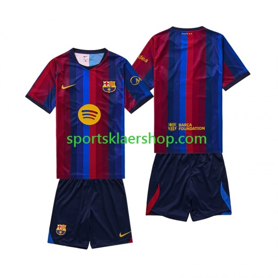FC Barcelona drakt Hjemmetrøye Kort erm 2026-2027 , Barnesett
