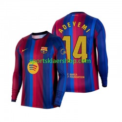 FC Barcelona drakt Karim Adeyemi 14 Hjemmetrøye Lang erm 2026-2027 , Herre FC Barcelona drakt Karim Adeyemi 14 Hjemmetrøye Lang erm 2026-2027 , Herre