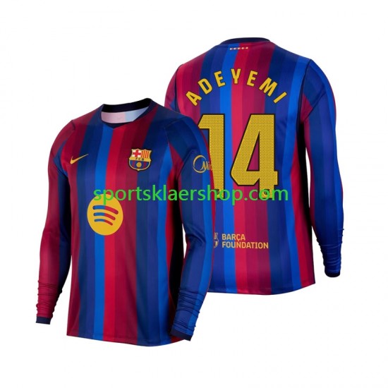 FC Barcelona drakt Karim Adeyemi 14 Hjemmetrøye Lang erm 2026-2027 , Herre