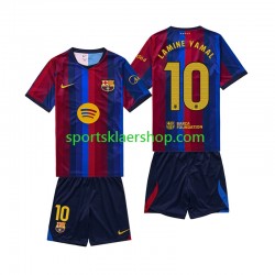 FC Barcelona drakt Lamine Yamal 10 Hjemmetrøye Kort erm 2026-2027 , Barnesett