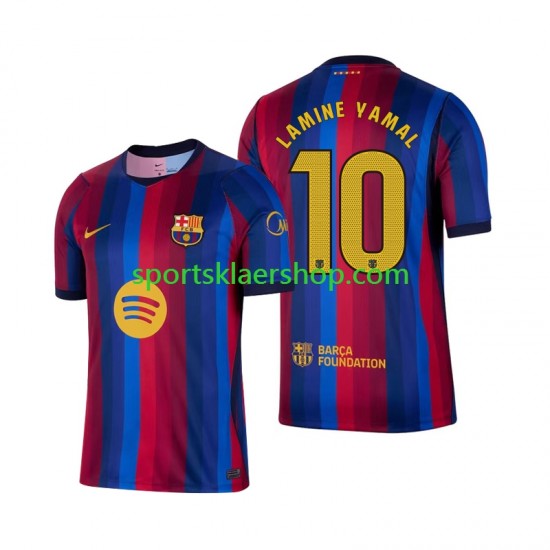 FC Barcelona drakt Lamine Yamal 10 Hjemmetrøye Kort erm 2026-2027 , Herre