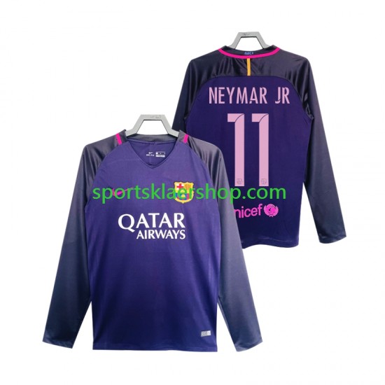 FC Barcelona drakt Neymar JR 11 2016 2017 Retro Bortetrøye Lang erm , Herre