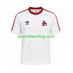 FC Köln drakt 1986 1987 Retro Hjemmetrøye Kort erm , Herre