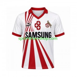 FC Köln drakt 1991 Retro Hjemmetrøye Kort erm 1990 , Herre