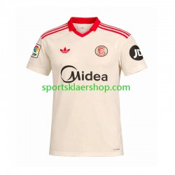 Sevilla FC drakt Retro Hjemmetrøye Kort erm 2025-2026 , Herre
