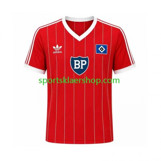 Hamburger SV drakt 1984 Retro Bortetrøye Kort erm , Herre