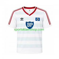 Hamburger SV drakt 1986 Retro Bortetrøye Kort erm , Herre