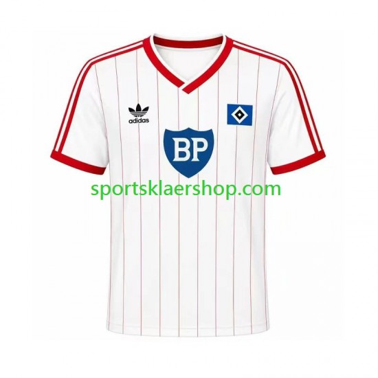 Hamburger SV drakt 1984 Retro Hjemmetrøye Kort erm , Herre