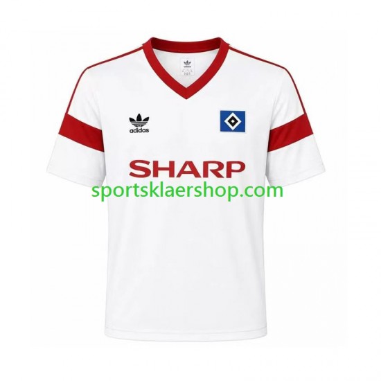 Hamburger SV drakt 1988 Retro Hjemmetrøye Kort erm , Herre