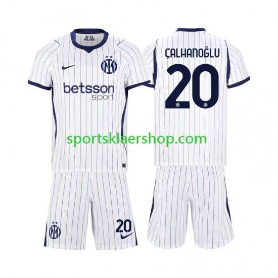 Inter Milan drakt Hakan Calhanoglu 20 Bortetrøye Kort erm 2026-2027 , Barnesett