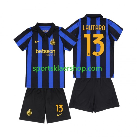 Inter Milan drakt Lautaro Martinez 13 Hjemmetrøye Kort erm 2026-2027 , Barnesett