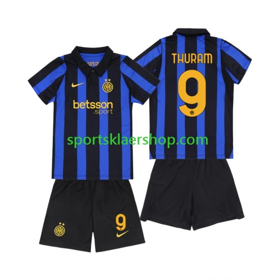 Inter Milan drakt Marcus Thuram 9 Hjemmetrøye Kort erm 2026-2027 , Barnesett