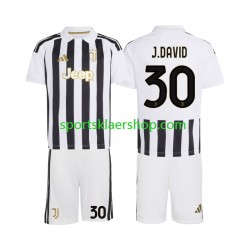 Juventus drakt Jonathan David 30 Hjemmetrøye Kort erm 2026-2027 , Barnesett Juventus drakt Jonathan David 30 Hjemmetrøye Kort erm 2026-2027 , Barnesett