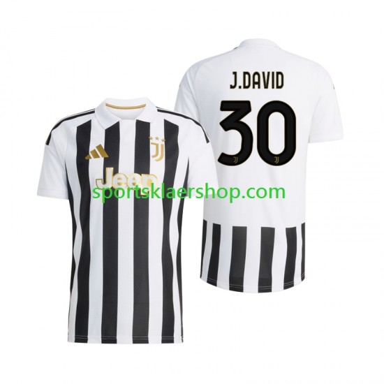 Juventus drakt Jonathan David 30 Hjemmetrøye Kort erm 2026-2027 , Herre