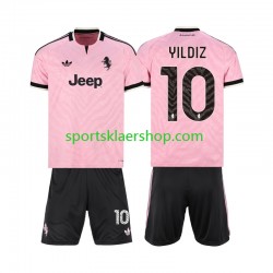 Juventus drakt Kenan Yildiz 10 Bortetrøye Kort erm 2026-2027 , Barnesett