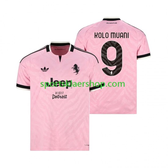 Juventus drakt Randal Kolo Muani 9 Bortetrøye Kort erm 2026-2027 , Herre