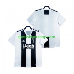 Juventus drakt 2018 2019 Retro Hjemmetrøye Kort erm , Herre