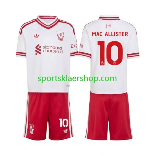 Liverpool drakt Alexis Mac Allister 10 Bortetrøye Kort erm 2026-2027 , Barnesett