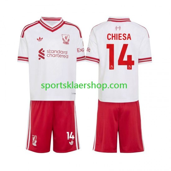 Liverpool drakt Federico Chiesa 14 Bortetrøye Kort erm 2026-2027 , Barnesett
