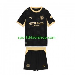 Manchester City drakt Bortetrøye Kort erm 2026-2027 , Barnesett