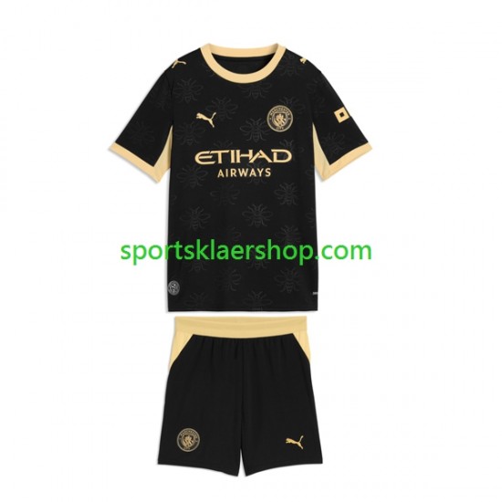 Manchester City drakt Bortetrøye Kort erm 2026-2027 , Barnesett