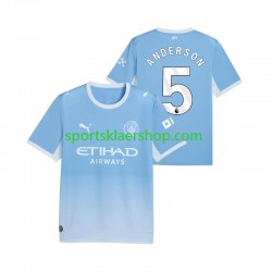 Manchester City drakt Elliot Anderson 5 Hjemmetrøye Kort erm 2026-2027 , Herre Manchester City drakt Elliot Anderson 5 Hjemmetrøye Kort erm 2026-2027 , Herre