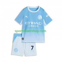 Manchester City drakt Omar Marmoush 7 Hjemmetrøye Kort erm 2026-2027 , Barnesett