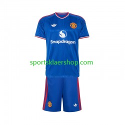 Manchester Utd drakt Bortetrøye Kort erm 2026-2027 , Barnesett