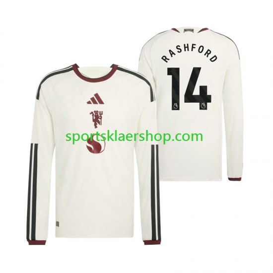Manchester Utd drakt Marcus Rashford 14 Tredjetrøye Lang erm 2026-2027 , Herre