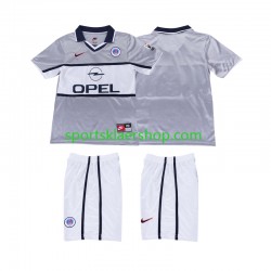 Paris Saint-Germain drakt 2000 2001 Retro Bortetrøye Kort erm , Barnesett