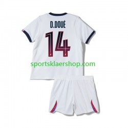 Paris Saint-Germain drakt Desire Doue 14 Bortetrøye Kort erm 2026-2027 , Barnesett