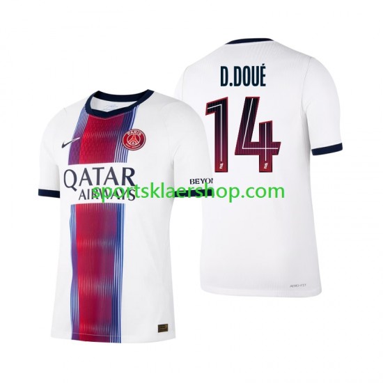 Paris Saint-Germain drakt Desire Doue 14 Bortetrøye Kort erm 2026-2027 , Herre