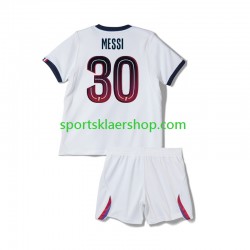 Paris Saint-Germain drakt Lionel Messi 30 Bortetrøye Kort erm 2026-2027 , Barnesett