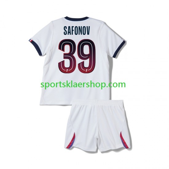 Paris Saint-Germain drakt Matvey Safonov 39 Bortetrøye Kort erm 2026-2027 , Barnesett