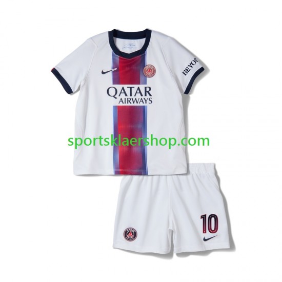 Paris Saint-Germain drakt Neymar JR 10 Bortetrøye Kort erm 2026-2027 , Barnesett