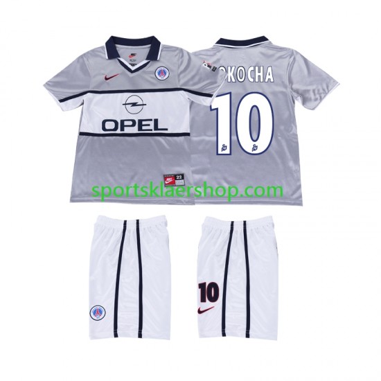 Paris Saint-Germain drakt OKOCHA 10 2000 2001 Retro Bortetrøye Kort erm , Barnesett