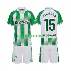 Real Betis drakt Fidalgo 15 Hjemmetrøye Kort erm 2026-2027 , Barnesett