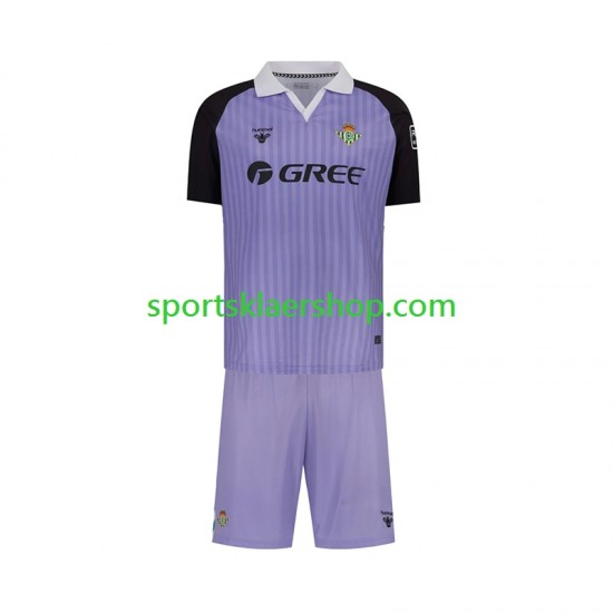 Real Betis drakt Keeper Retro Hjemmetrøye Kort erm 2025-2026 , Barnesett