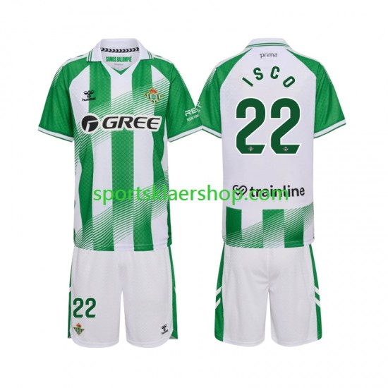 Real Betis drakt Isco 22 Hjemmetrøye Kort erm 2026-2027 , Barnesett