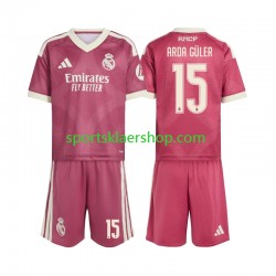 Real Madrid drakt Arda Guler 15 Tredjetrøye Kort erm 2026-2027 , Barnesett