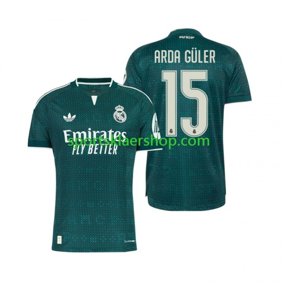 Real Madrid drakt Arda Guler 15 Bortetrøye Kort erm 2026-2027 , Herre
