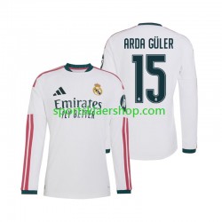 Real Madrid drakt Arda Guler 15 Hjemmetrøye Lang erm 2026-2027 , Herre