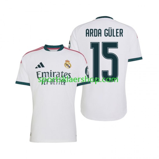 Real Madrid drakt Arda Guler 15 Hjemmetrøye Kort erm 2026-2027 , Herre