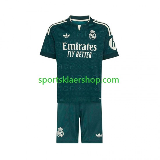 Real Madrid drakt Bortetrøye Kort erm 2026-2027 , Barnesett
