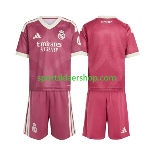 Real Madrid drakt Tredjetrøye Kort erm 2026-2027 , Barnesett