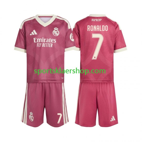 Real Madrid drakt Cristiano Ronaldo 7 Tredjetrøye Kort erm 2026-2027 , Barnesett
