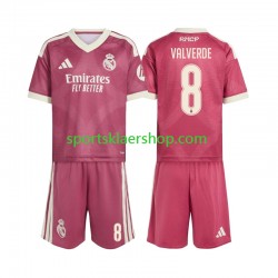 Real Madrid drakt Federico Valverde 8 Tredjetrøye Kort erm 2026-2027 , Barnesett Real Madrid drakt Federico Valverde 8 Tredjetrøye Kort erm 2026-2027 , Barnesett